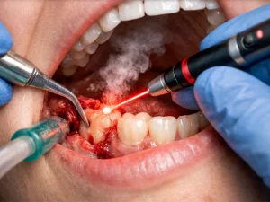 جراحی دندان عقل با لیزر در کرج